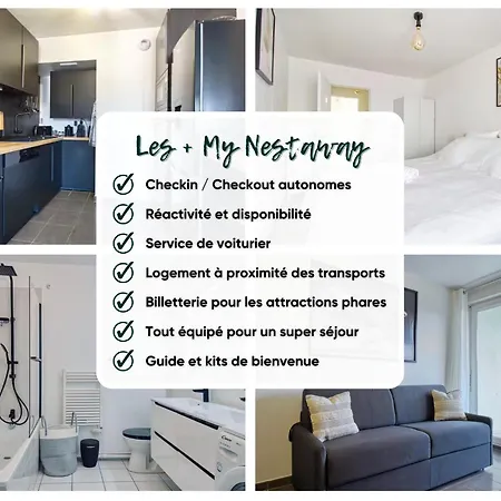 Cocon Moderne - Proche Disneyland Paris Apartamento